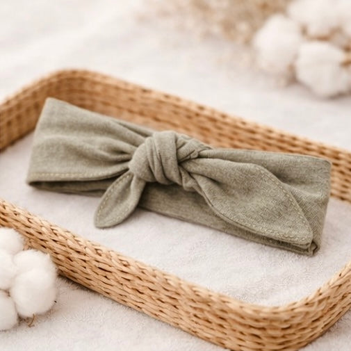 Diadema lazo de algodón orgánico