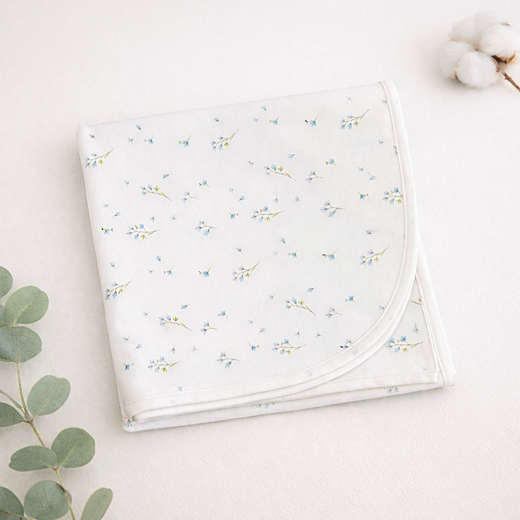 Manta Floral algodón Pima