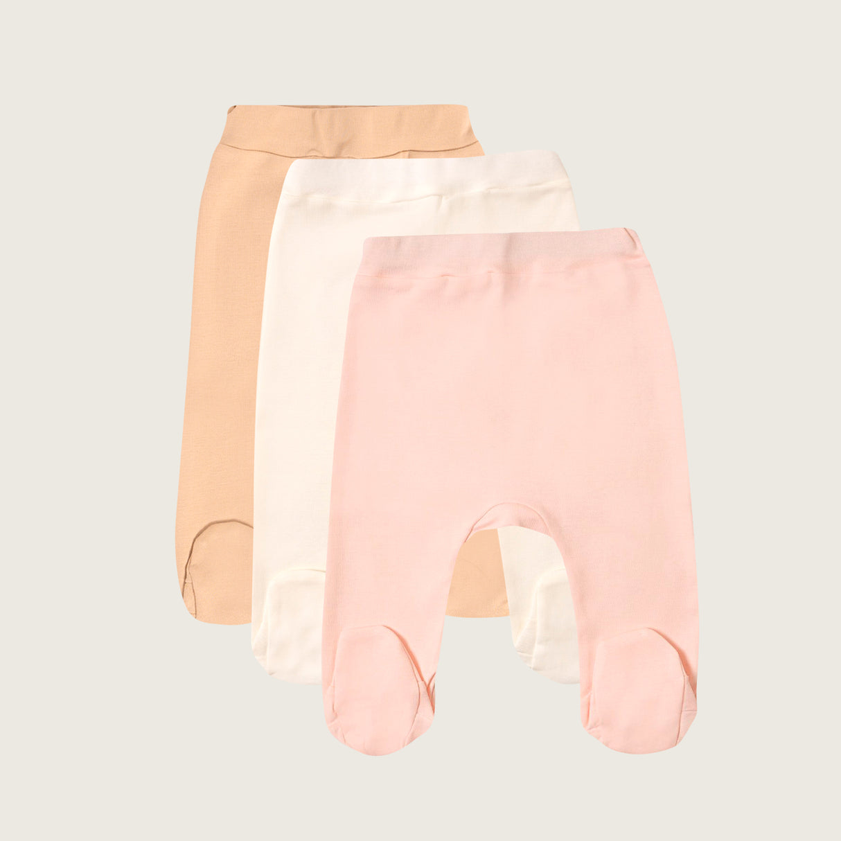 Pack 3 pantalones básicos rosa