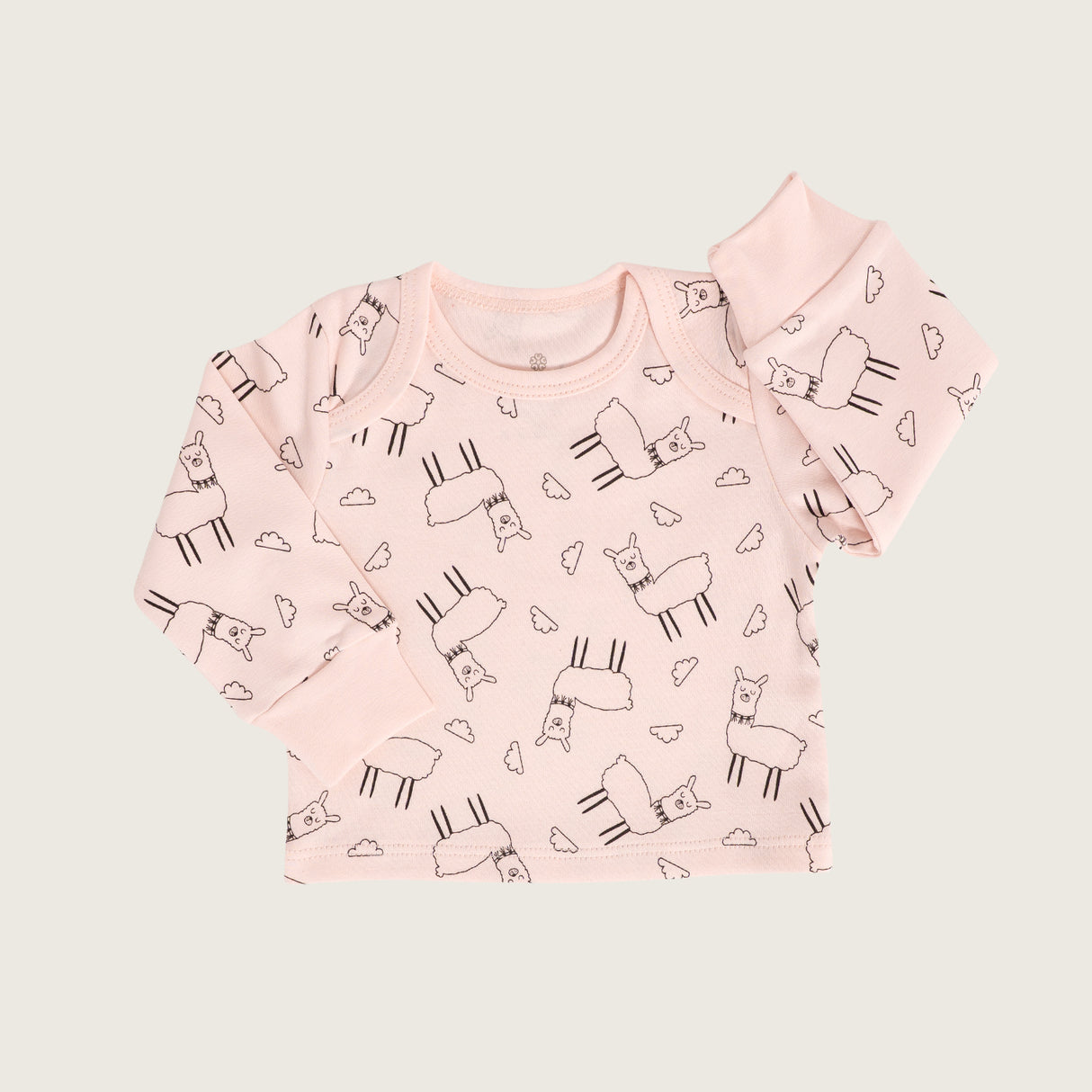 Pijama Llamita Rosa Bebé