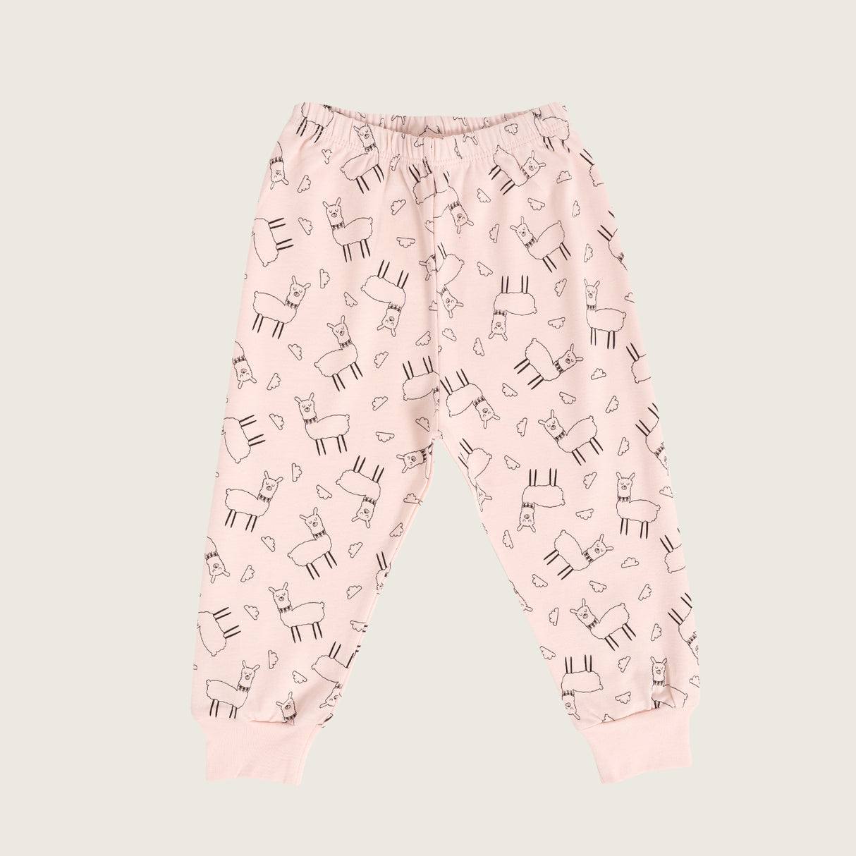 Pijama Llamita para niña de algodón Pima