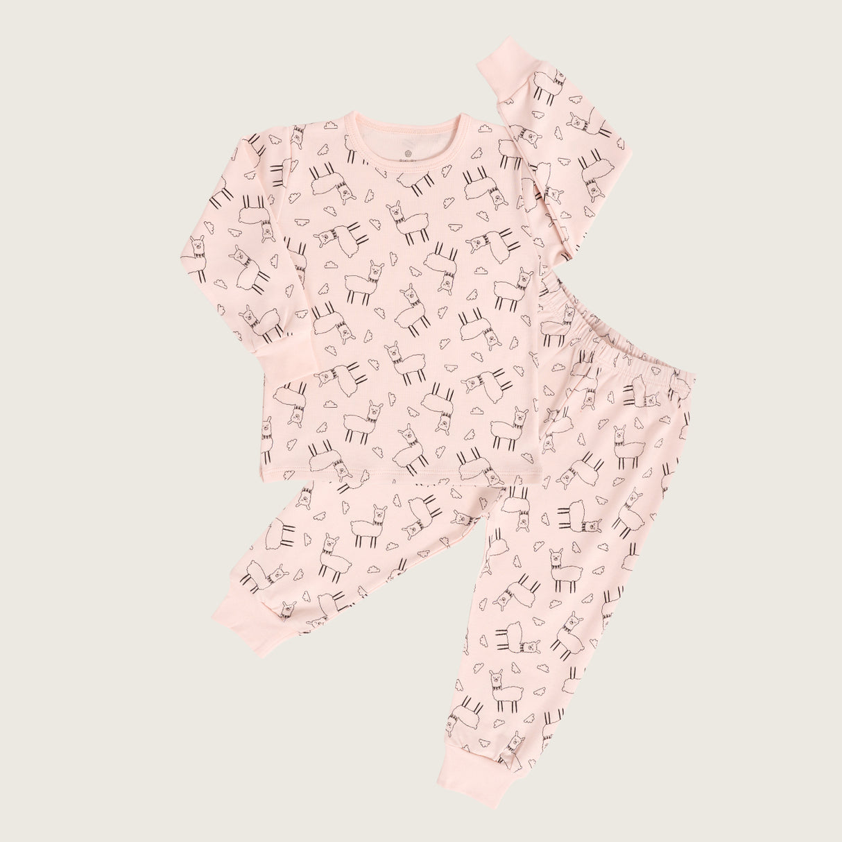Pijama Llamita Rosa kid
