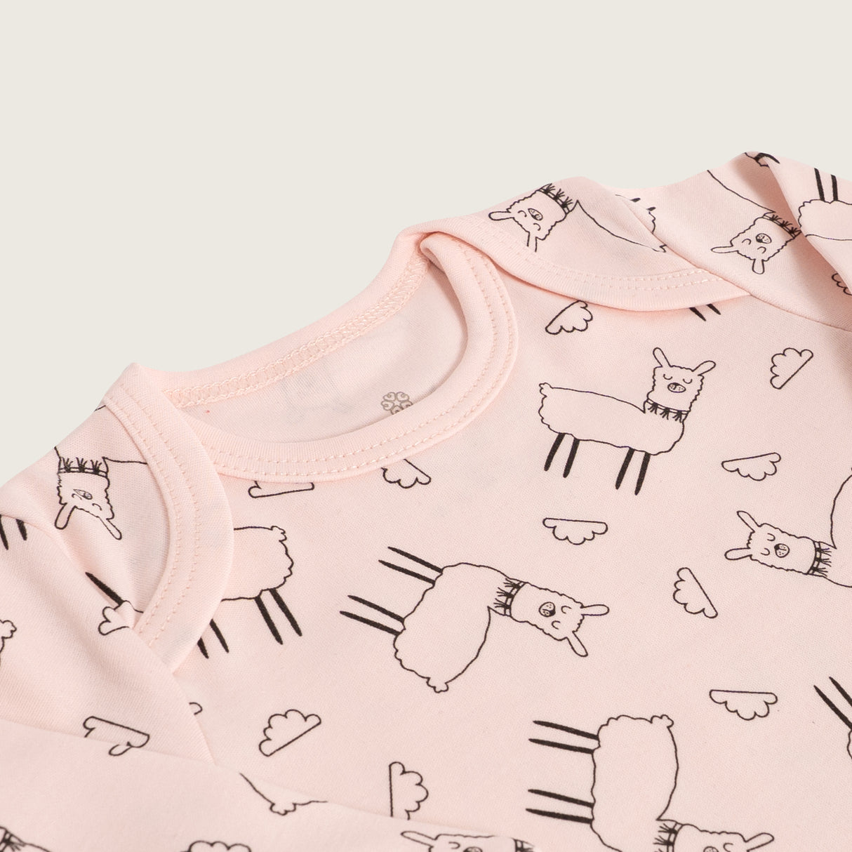 Pijama Llamita Rosa Bebé