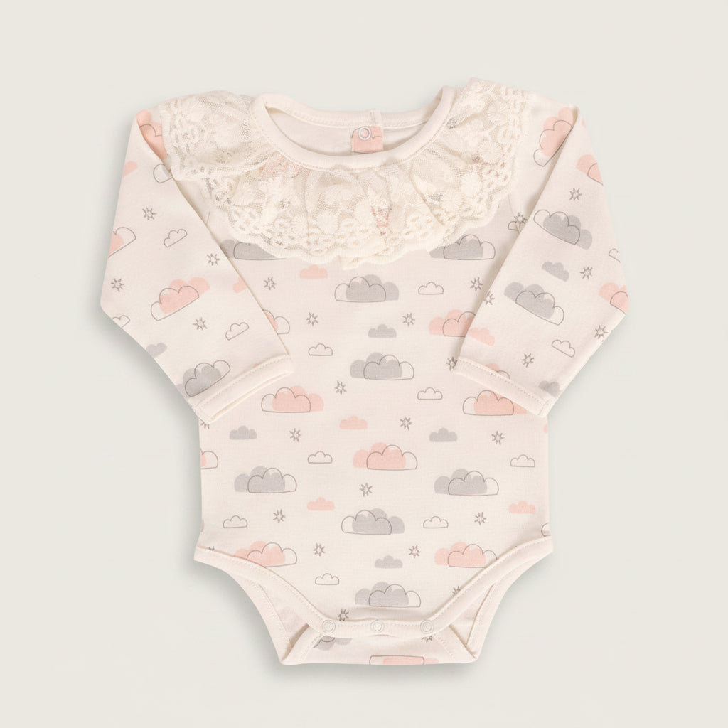 Body Collar Nubes Algodón Pima