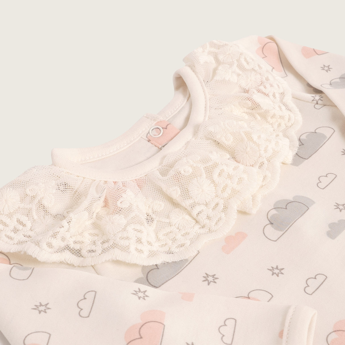 Body collar nubes rosa