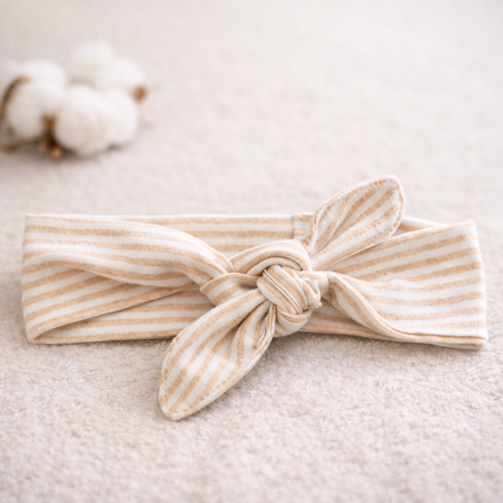 Diadema lazo de algodón orgánico