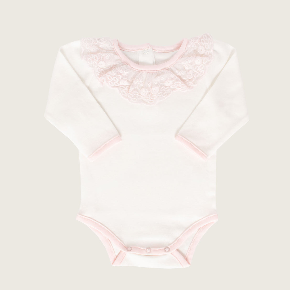 BODY33MOI23 Body collar ecowhite S/. 59 Body Baby Girl Rikury Rikury