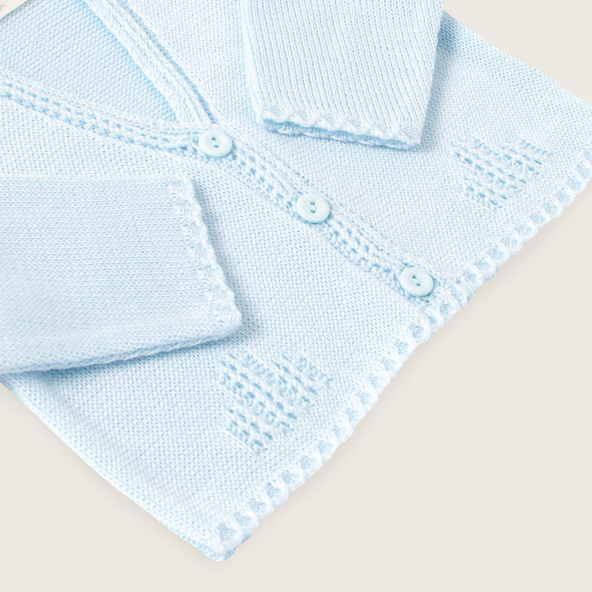 Bolero celeste cascadas S/. 98 Bolero Baby Boy Rikury Rikury