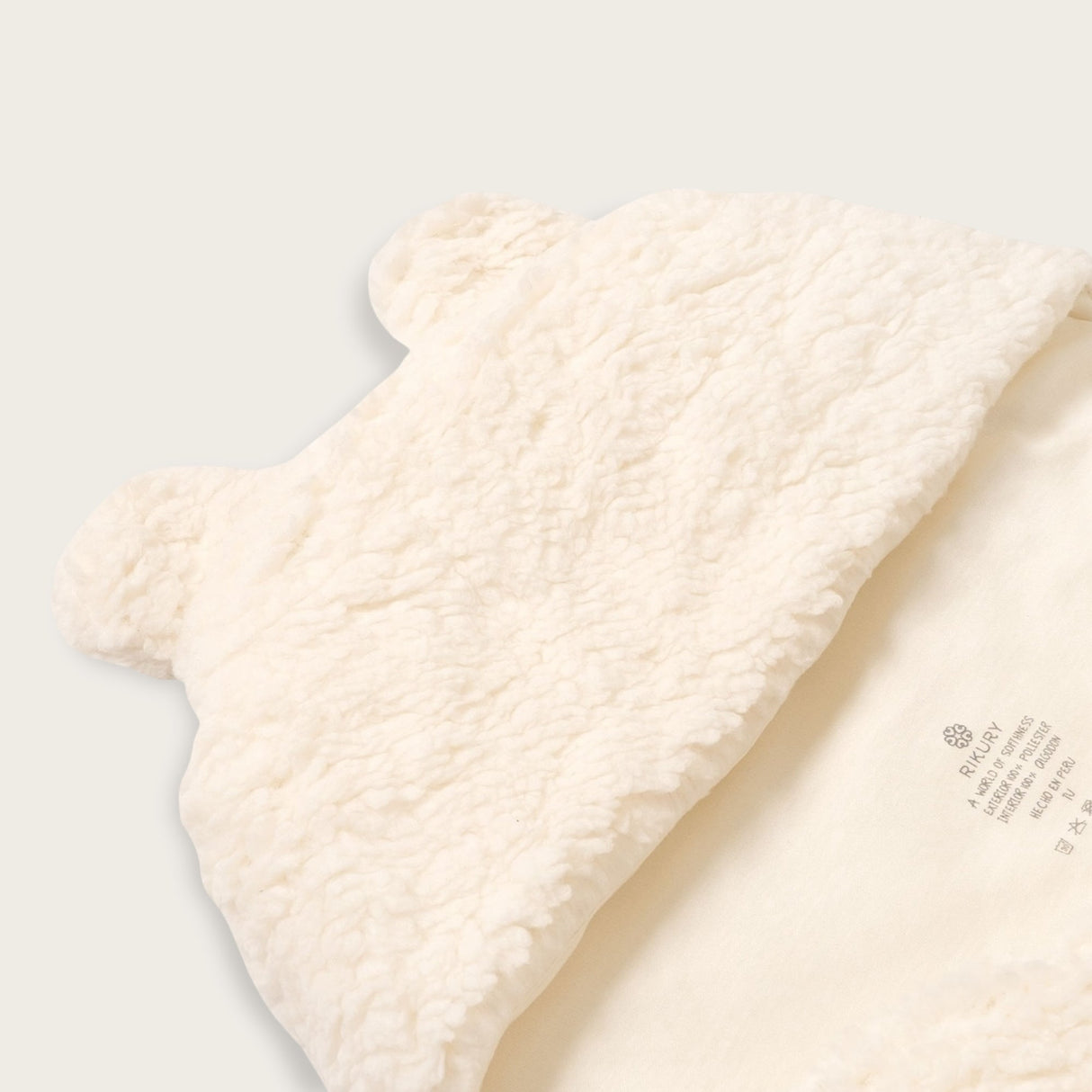 BOLSA3UOI24 Bolsa de dormir envolvente Osito Ivory S/. 159 Bolsa de dormir Accesorios Rikury Rikury
