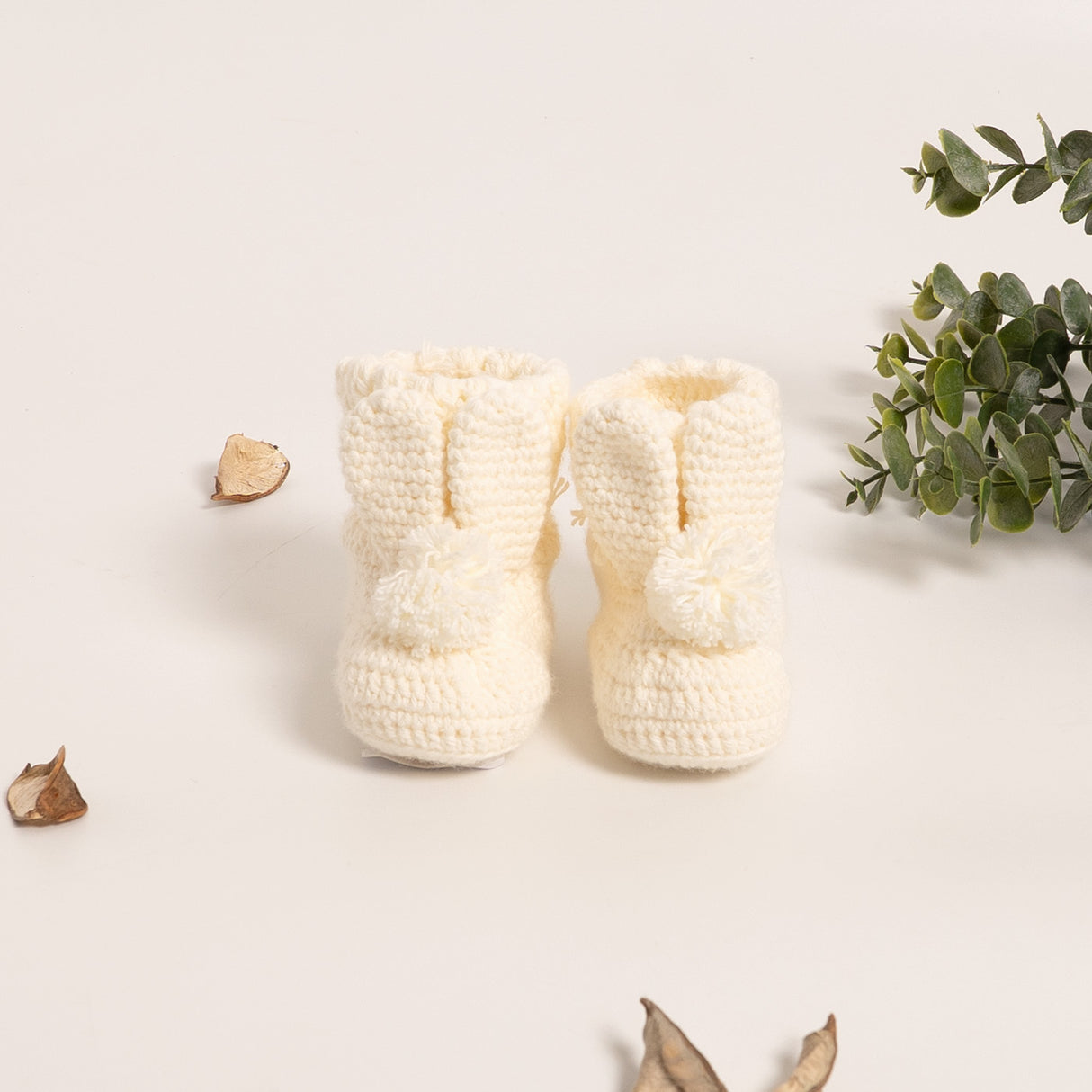 Botita tejida conejito