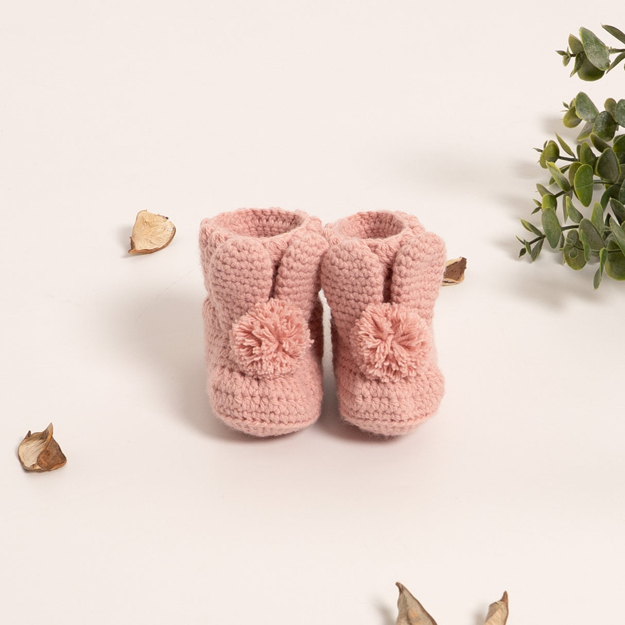 Botita tejida conejito