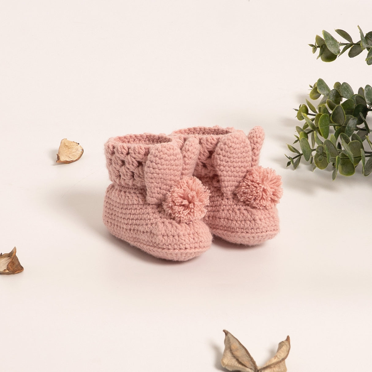 Botita tejida conejito