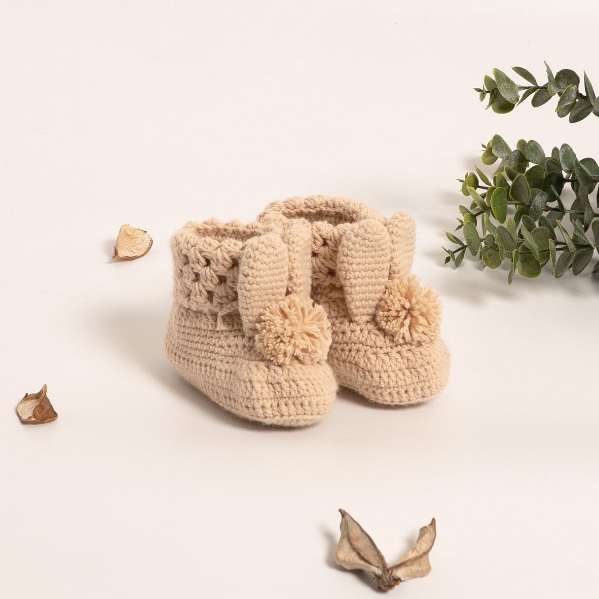 Botita tejida conejito