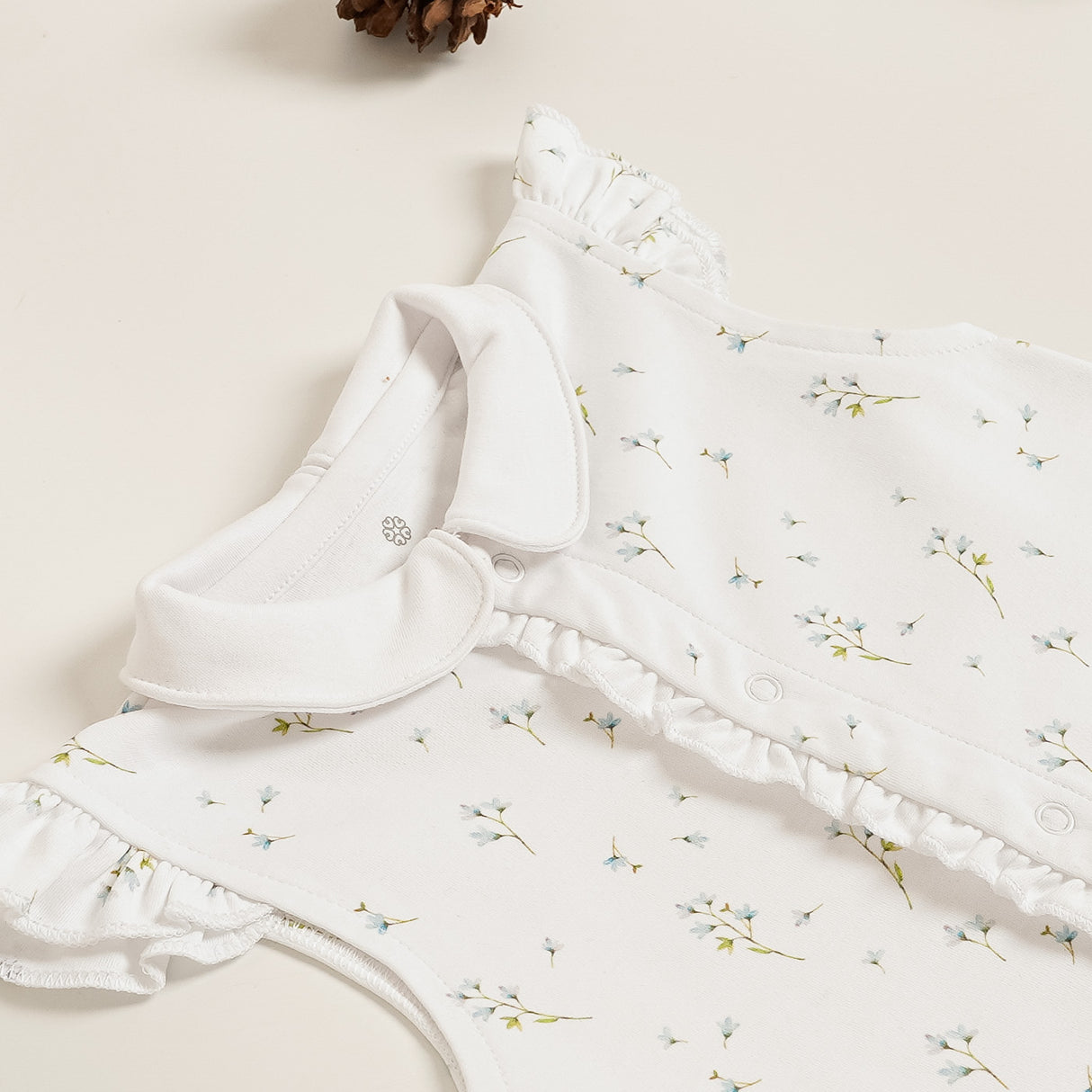 Enterizo Floral Algodón Pima