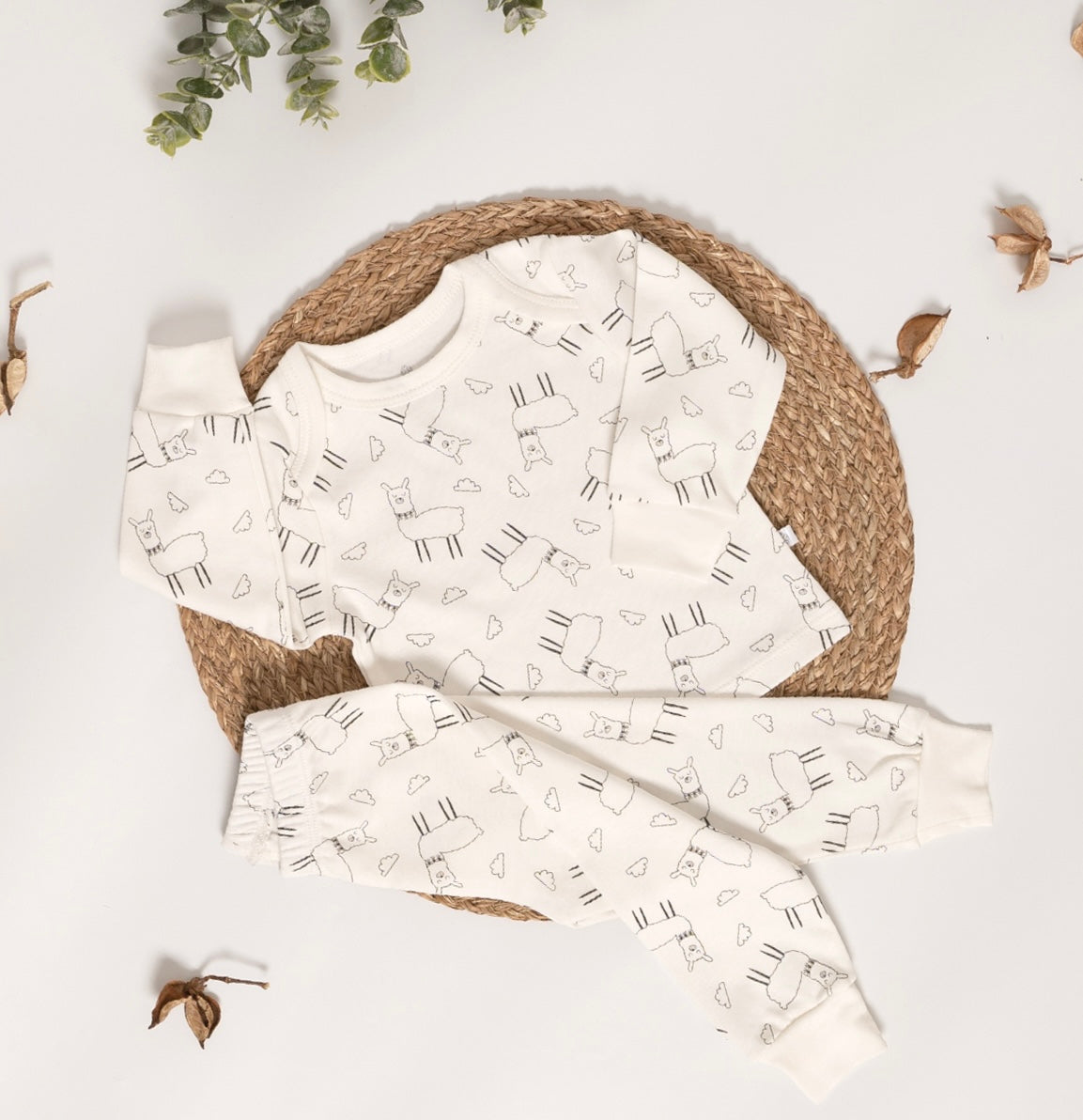 Pijama Llamita de algodón Pima
