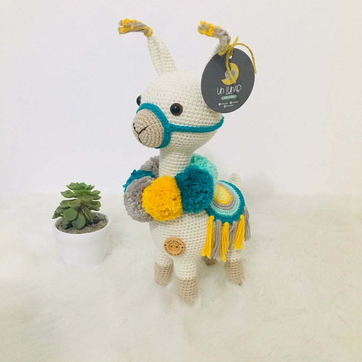 Llamita de apego verde