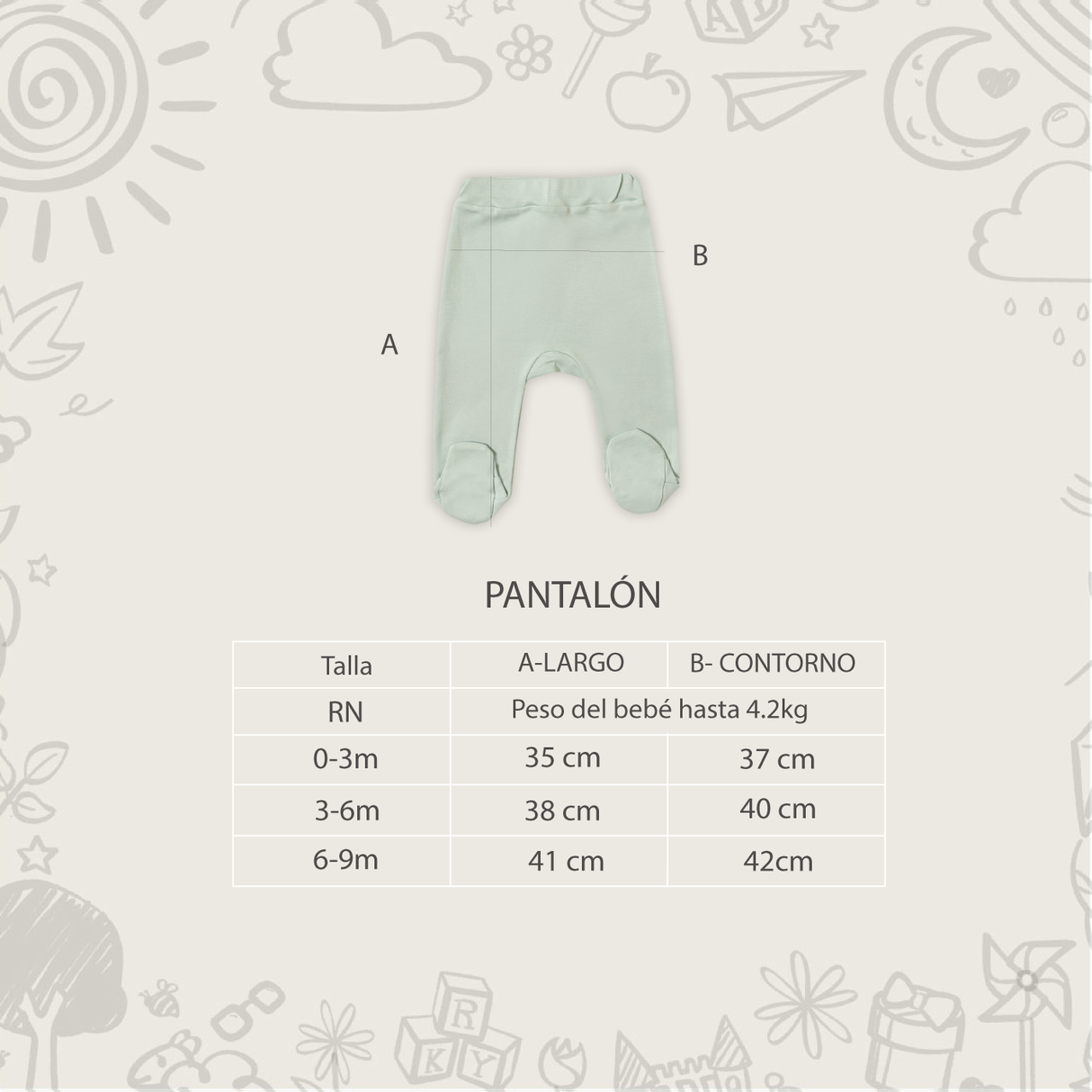 Pack de 2 pantalones verde