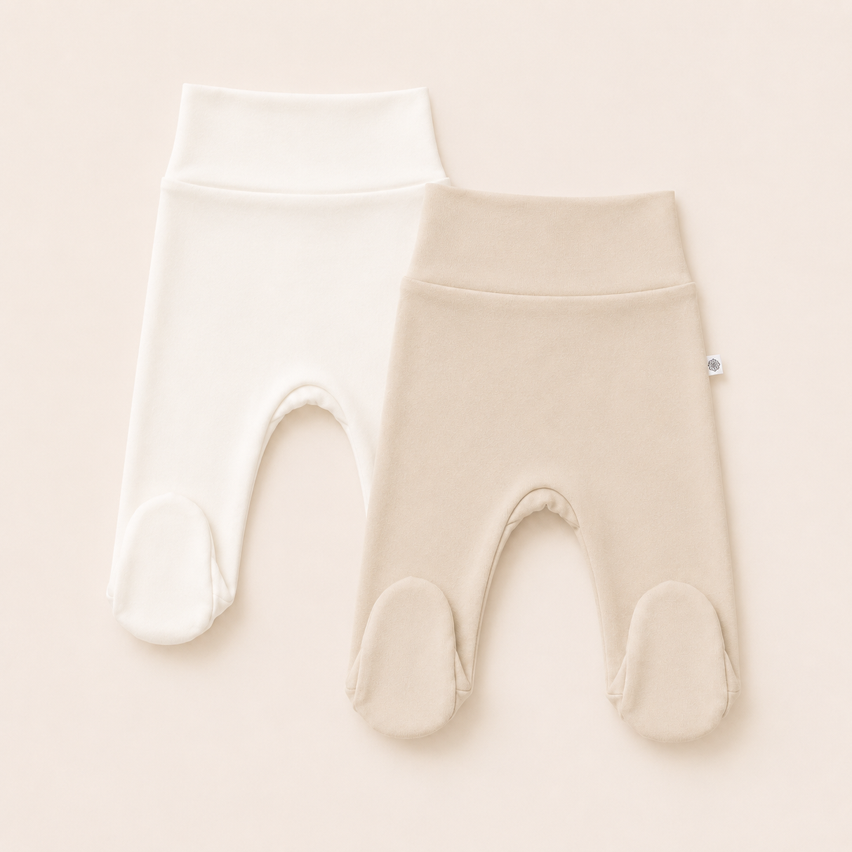 Pack 2 Pantalones Pretina Ancha | Ivory, Avena