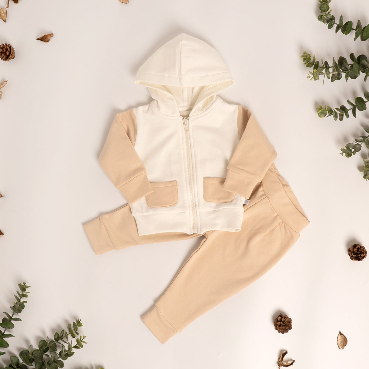 Conjunto Franela Beige