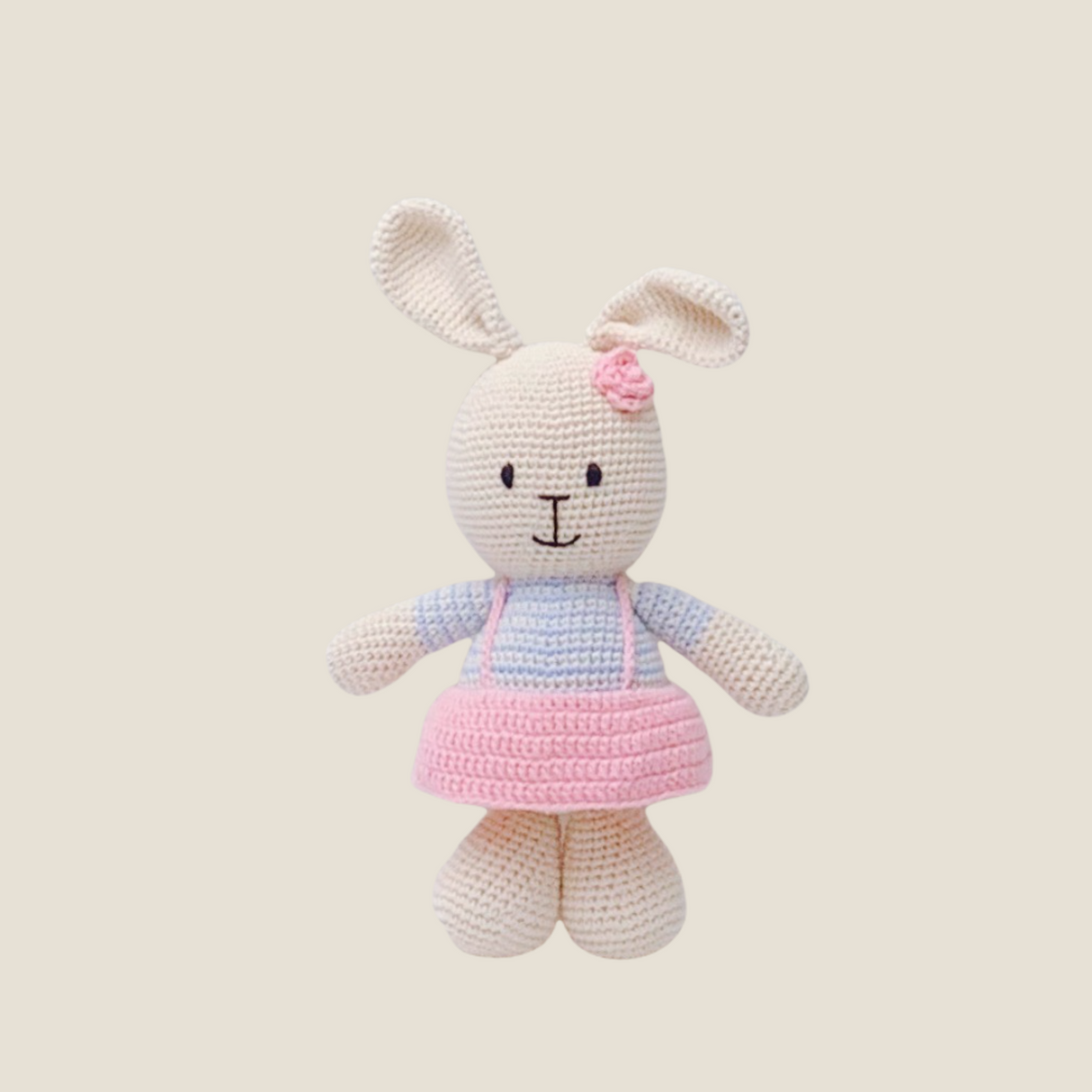 Conejito de apego rosa