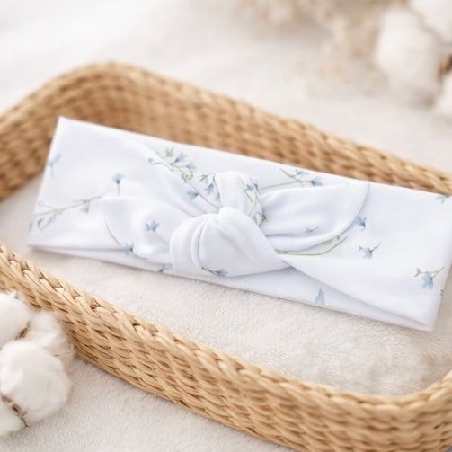 Diadema lazo de algodón Pima con diseño