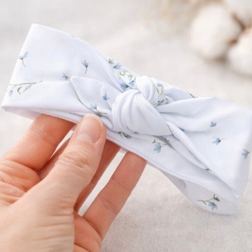 Diadema lazo de algodón Pima con diseño