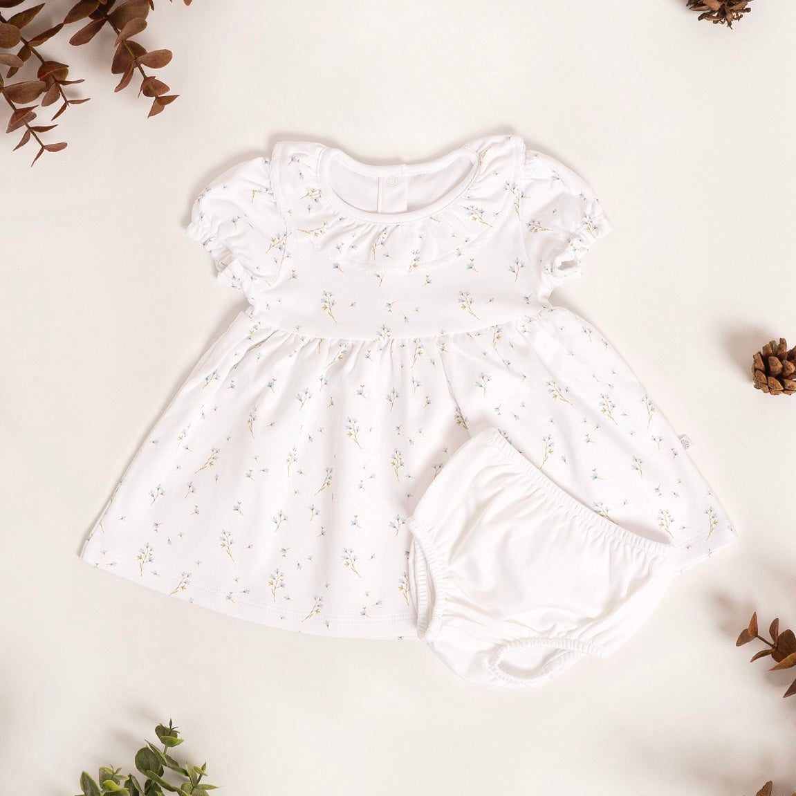 Vestido Floral Algodón Pima