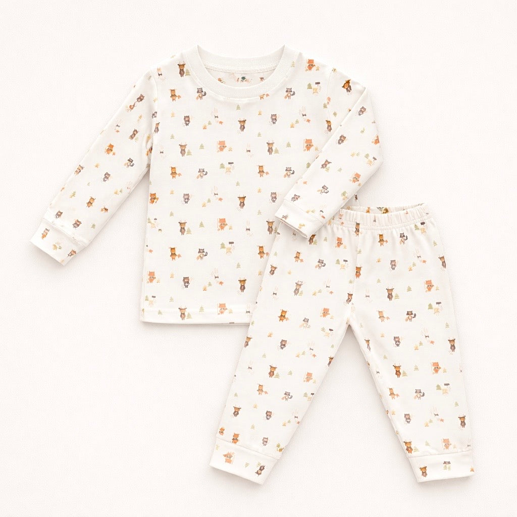 Pijama bosques de algodón Pima