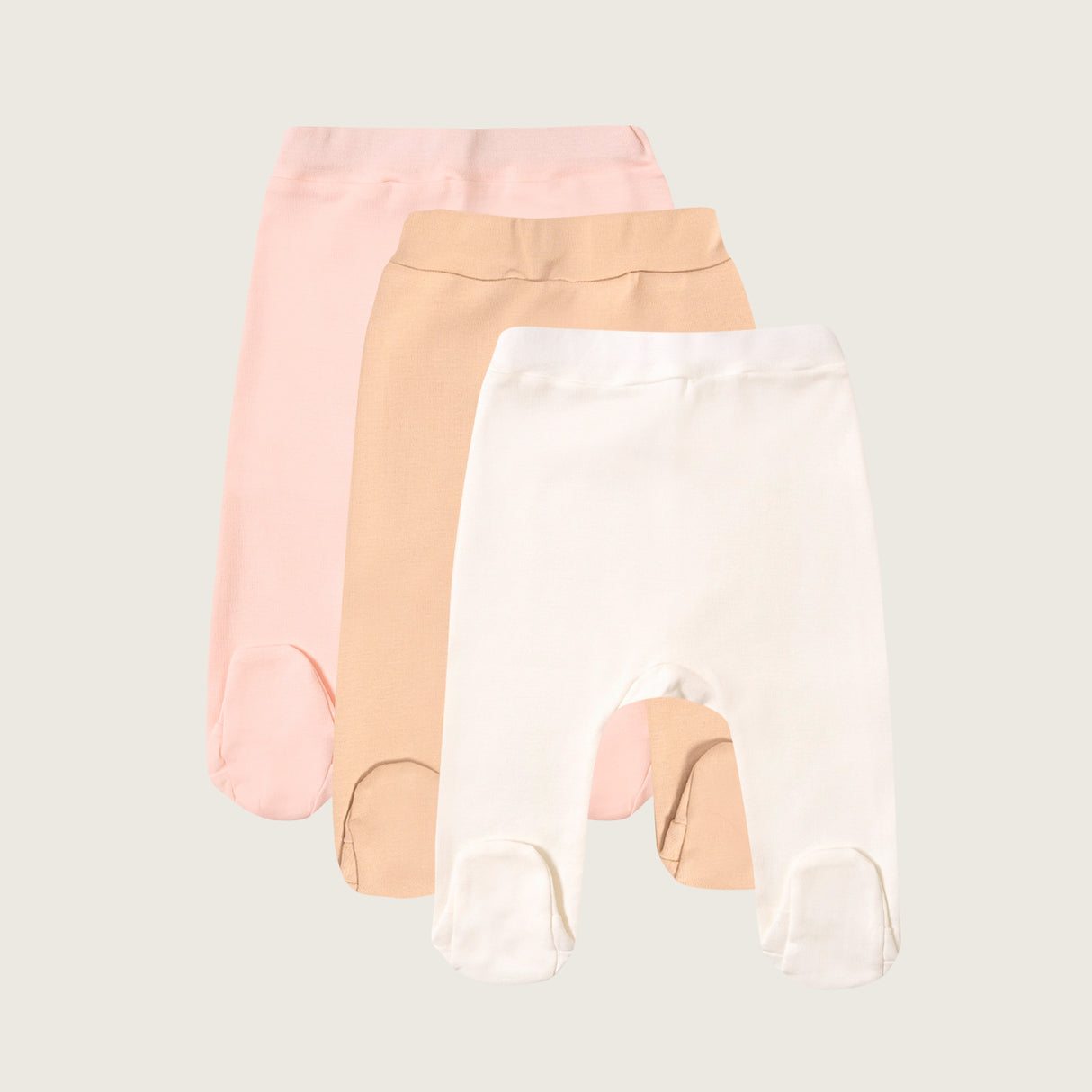 Pack 3 pantalones básicos rosa