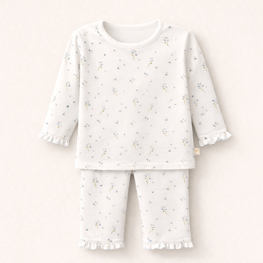 Pijama niña Floral de algodón Pima