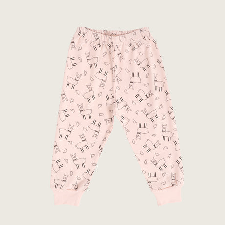 Pijama Llamita para niña de algodón Pima