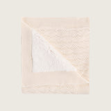 Manta tejida invernal Ivory