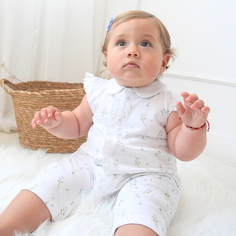 Enterizo Floral Algodón Pima