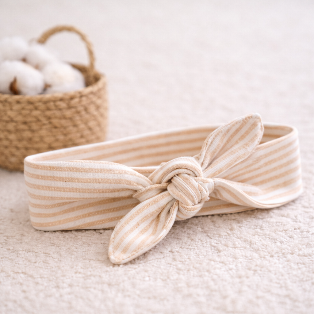 Diadema lazo de algodón orgánico