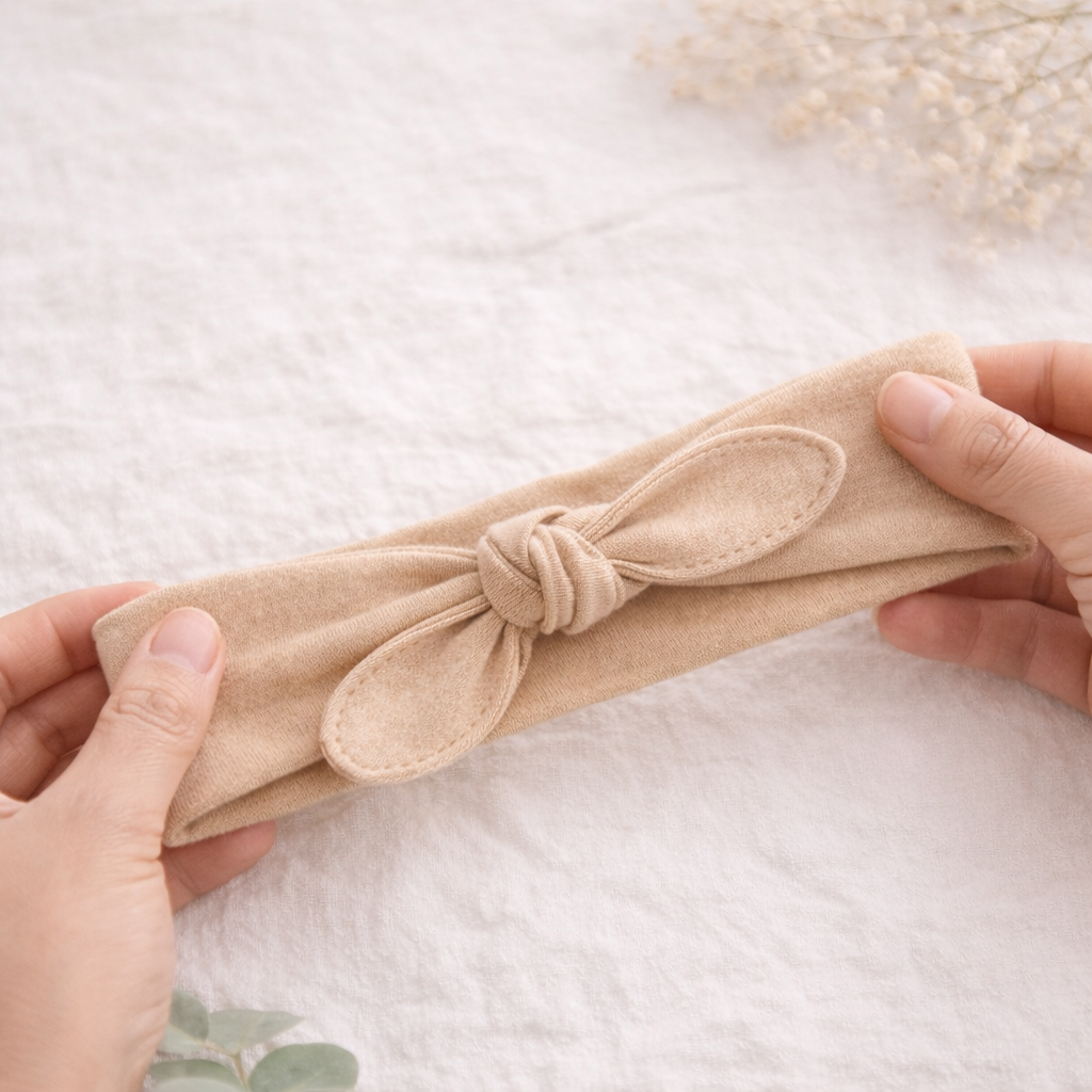 Diadema lazo de algodón orgánico