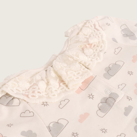 Body Collar Nubes Algodón Pima