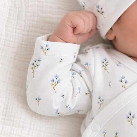 Set Floral para recién nacida | 3 piezas | Algodón Pima
