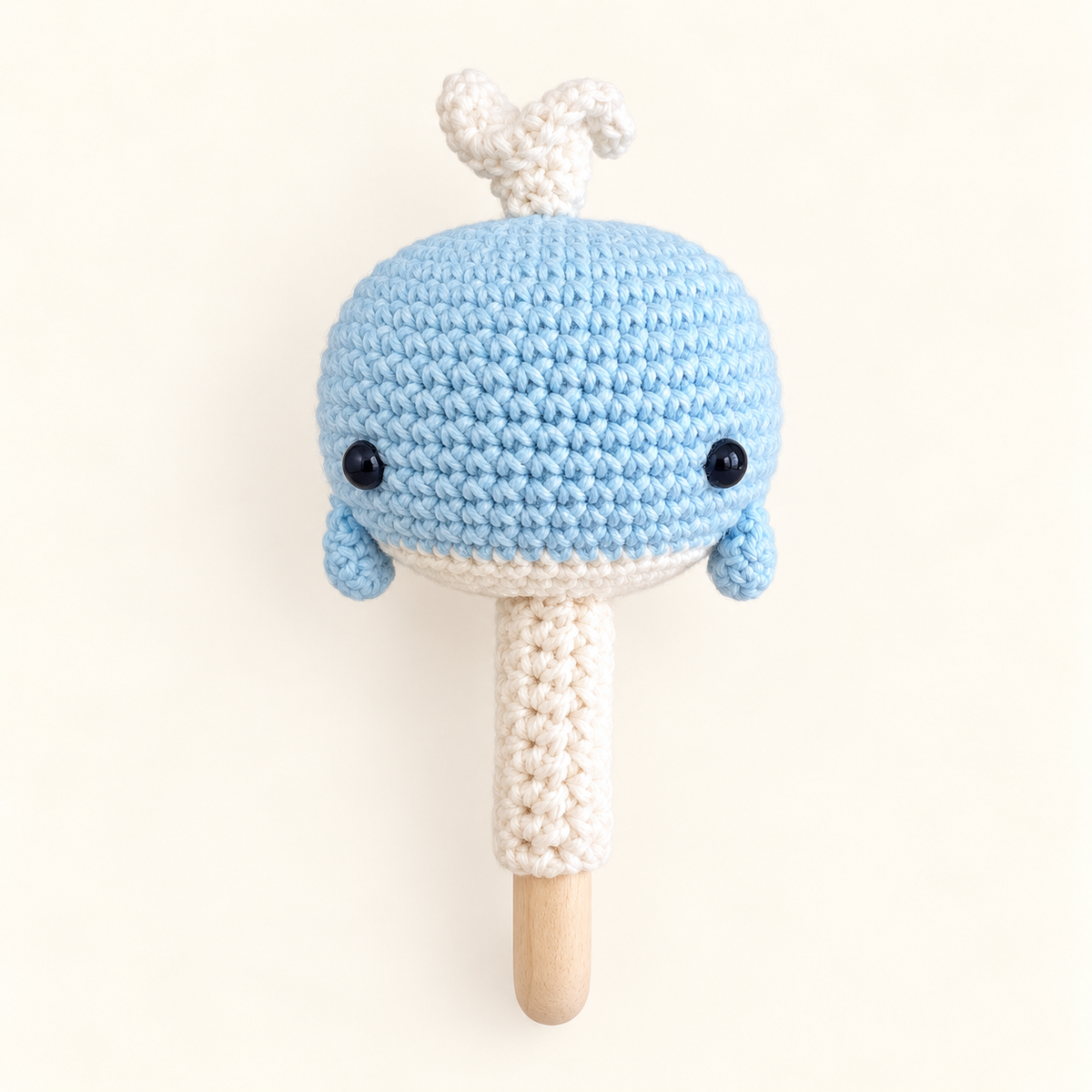 Sonajero Mordedor Ballena | Celeste
