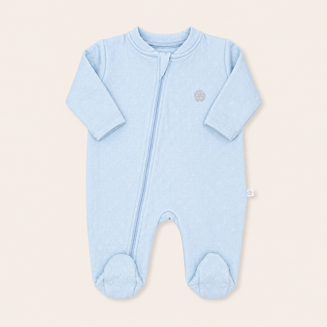 Enterizo algodón Jacquard con piés