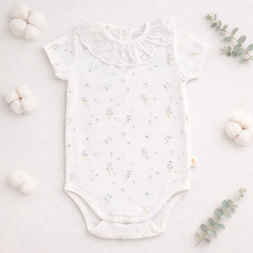 Body Broderie Floral Algodón Pima