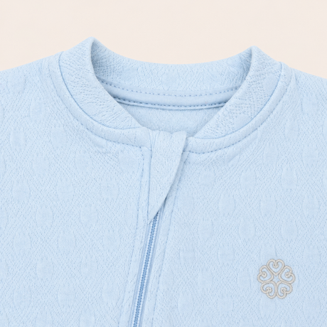 Enterizo algodón Jacquard con piés