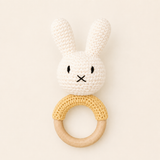 Sonajero mordedor conejito Miffy Ivory