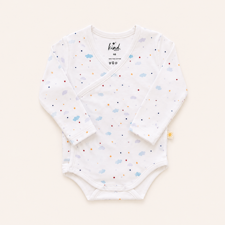Set Body Nubes & Estrellas + Pantalón pretina ancha