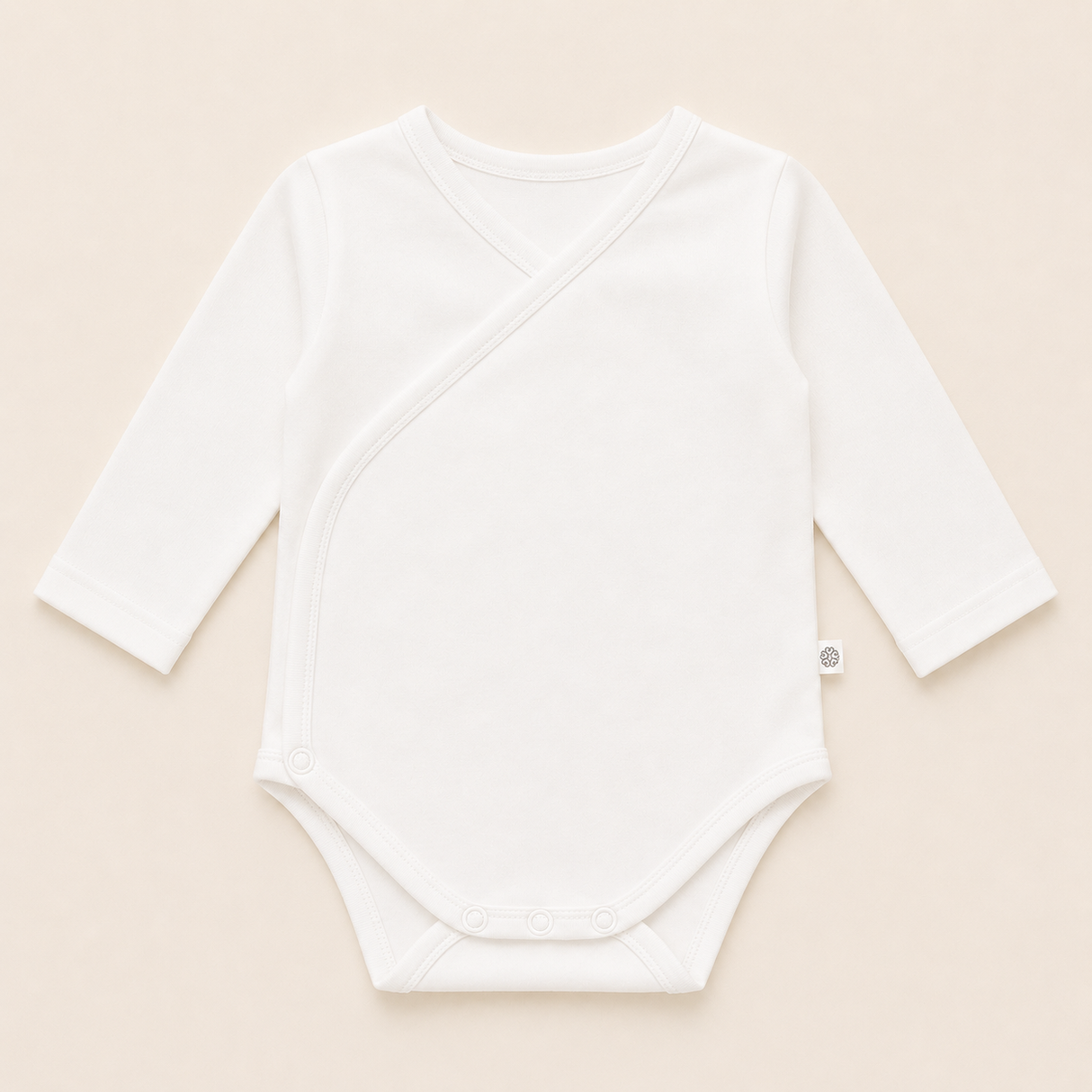Pack 3 Bodies de algodón | Avena, Ivory, Ivory collareta celeste