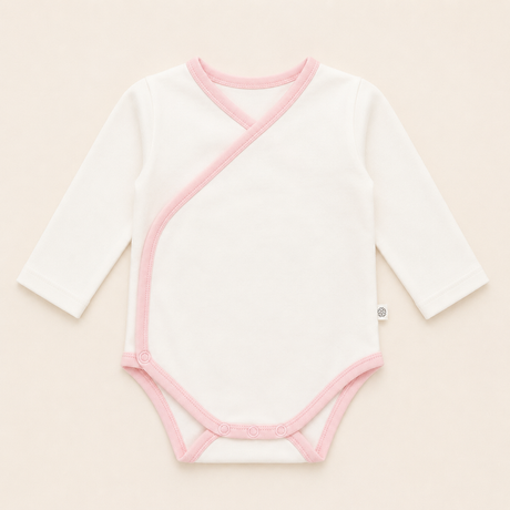 Pack 3 Bodies de algodón | Avena, Ivory, Ivory Rosa