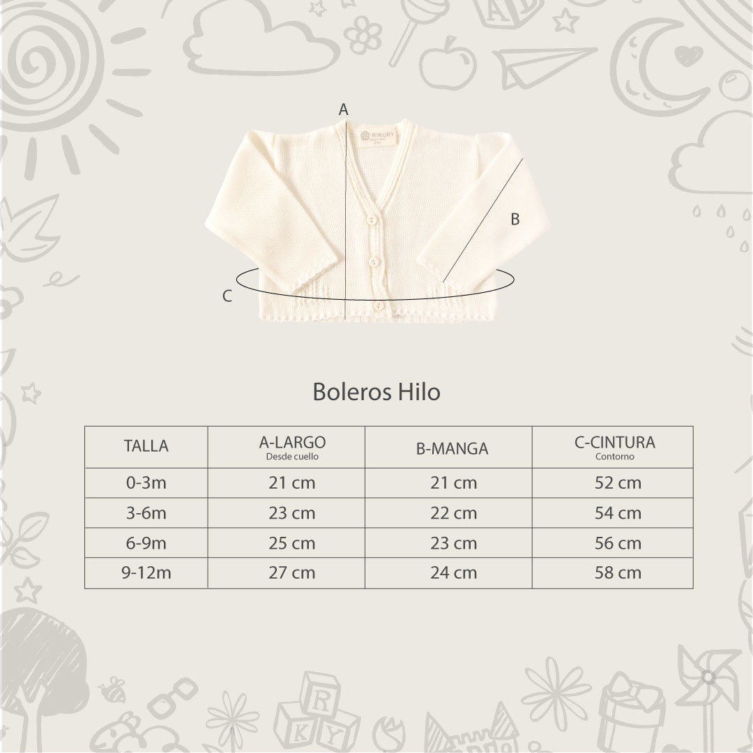 Bolero Ivory cascadas