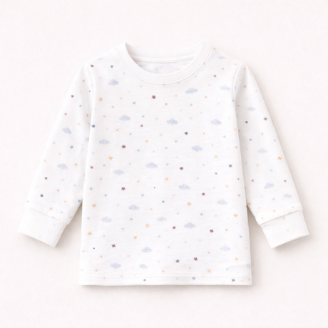 Pijama niño Nubes de algodón Pima