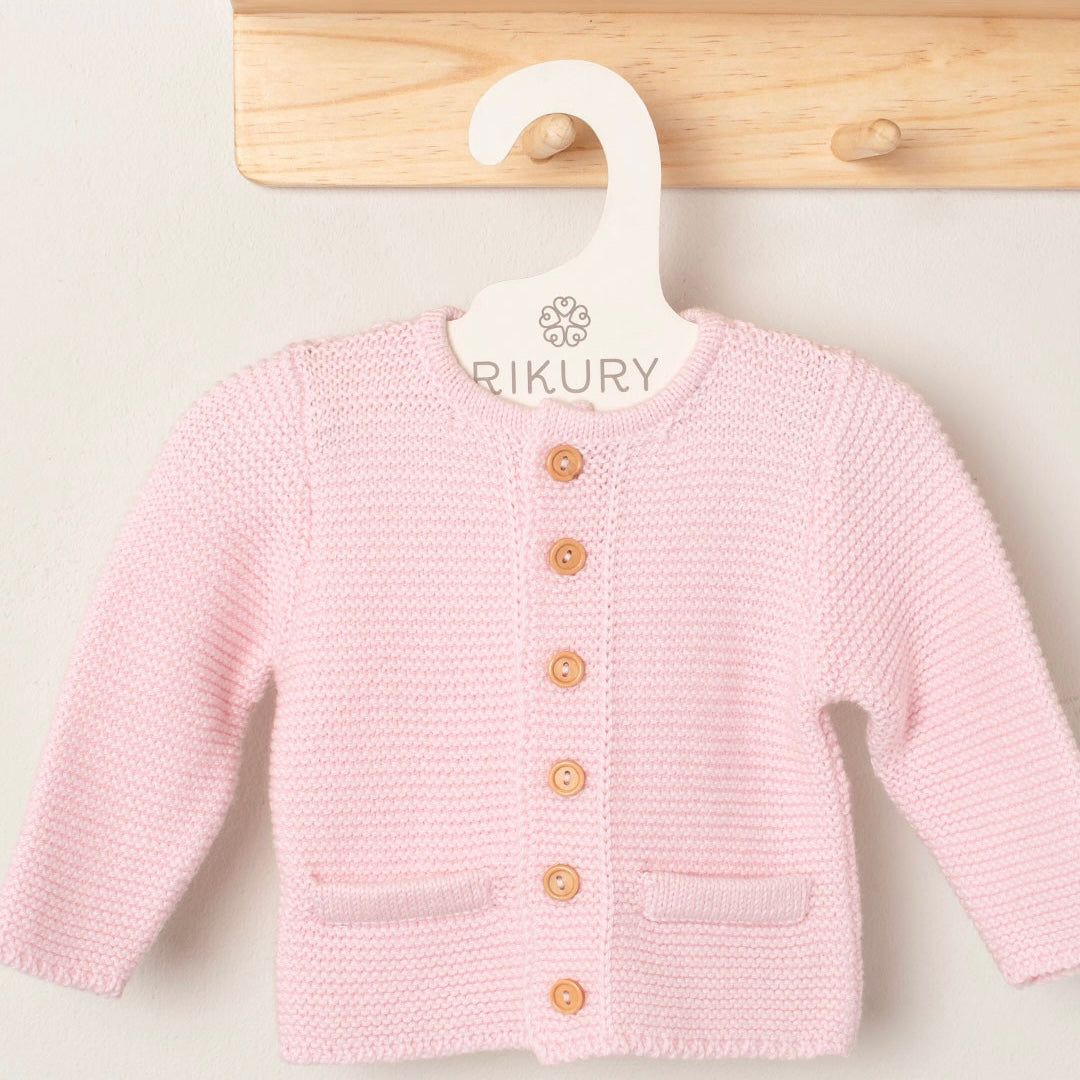 CHOM23MOI23 Chompa Algodón Rosa S/. 116 Chompa cardigan Baby Girl Rikury Rikury