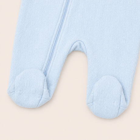 Enterizo algodón Jacquard con piés