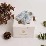 Zapatito tejido Flor Recién nacido